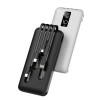 BATERIA EXTERNA UNIVERSAL 10000 mAh COM SAÍDA USB - APPLE - MICRO USB E TYPE C