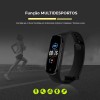 BRACELETE RELÓGIO M5 - MEDIÇÃO DE PULSAÇÃO, PRECISÃO ARTERIAL E OXIGÉNIO
