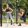 ELÁSTICOS RESISTENTES COM ACESSÓRIOS E GUIA DE EXERCÍCIOS