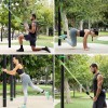 ELÁSTICOS RESISTENTES COM ACESSÓRIOS E GUIA DE EXERCÍCIOS