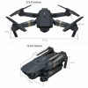 DRONE E58 COM CÂMARA WIFI FPV DOBRÁVEL
