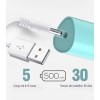 ESCOVA DE DENTES RECARREGÁVEL - ELÉTRICA COM 16500 RPM