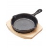 FRIGIDEIRA GOURMET DE FERRO FUNDIDO PRETO - 16 CM