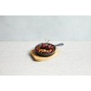 FRIGIDEIRA GOURMET DE FERRO FUNDIDO PRETO - 16 CM