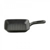 FRIGIDEIRA QUADRADA GOURMET DE FERRO FUNDIDO PRETO