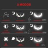 LUZ LED SOLAR DE PAREDE COM SENSOR DE MOVIMENTO - 100 LEDS