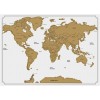 MAPA MUNDO RASPADINHA XL - 2 CORES