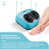 MASSAJADOR DE PÉS DELUXE COM PRESSOTERAPIA E SHIATSU - PRESSOFEET