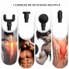 PISTOLA DE MASSAGEM PARA RECUPERAÇÃO MUSCULAR E RELAXAMENTO