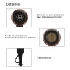 SECADOR DE CABELO PROFISSIONAL IÓNICO COM ACESSÓRIOS - 3000W