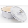 TACHO COCOTTE DE FERRO FUNDIDO BRANCO - 22 CM
