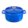 TACHO COCOTTE DE FERRO FUNDIDO AZUL - 24 CM