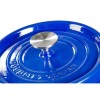 TACHO COCOTTE DE FERRO FUNDIDO AZUL - 24 CM