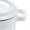 TACHO COCOTTE DE FERRO FUNDIDO BRANCO - 24 CM