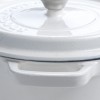 TACHO COCOTTE DE FERRO FUNDIDO BRANCO - 24 CM