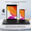 TECLADO BLUETOOTH COM SUPORTE IOS - ANDROID E WINDOWS