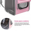 TRANSPORTADORA DE ANIMAIS RESPIRÁVEL E PANORÂMICA 360 - 2 CORES