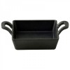 TRAVESSA QUADRADA GOURMET DE FERRO FUNDIDO PRETO