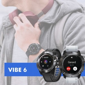 RELÓGIO SMARTWATCH VIBE 6 GPS COM BLUETOOTH 5.0 - IP67 Á PROVA D'ÁGUA