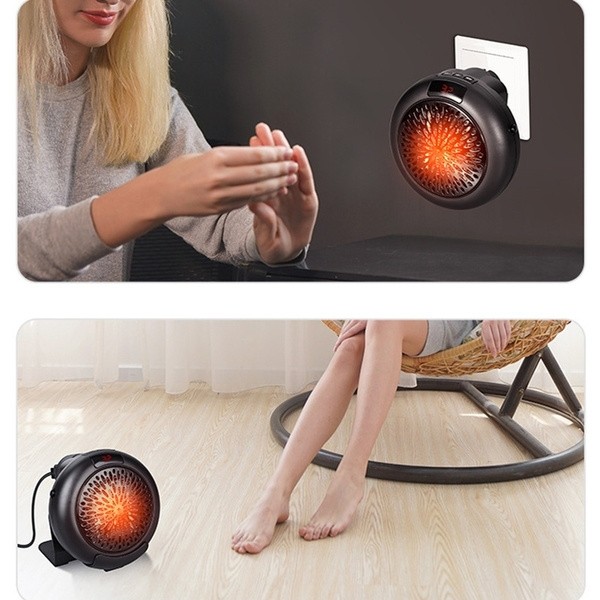 Aquecedor Digital Elétrico de ligar à parede - 900W