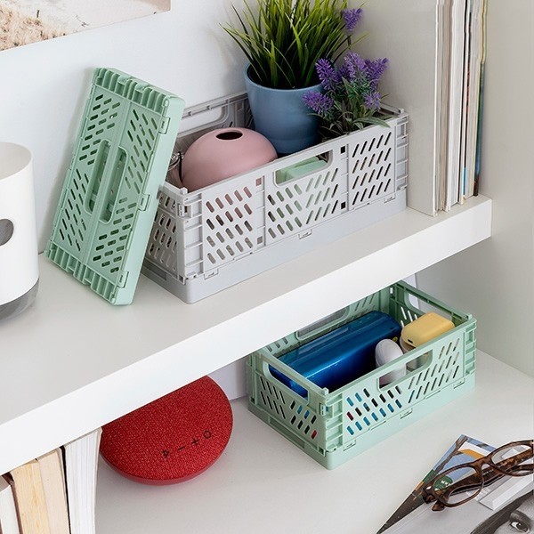CAIXAS ORGANIZADORAS DOBRÁVEIS E EMPILHÁVEIS - PACK DE 3