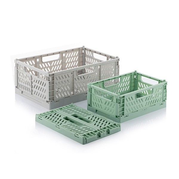 CAIXAS ORGANIZADORAS DOBRÁVEIS E EMPILHÁVEIS - PACK DE 3