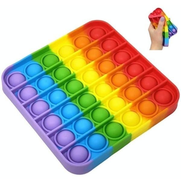 Fidget Bolhas sensorial anti-stress pop pop em silicone