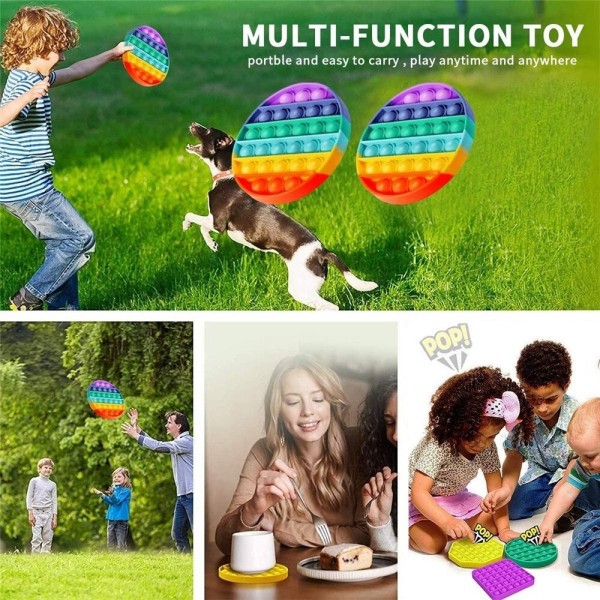 Fidget Bolhas sensorial anti-stress pop pop em silicone