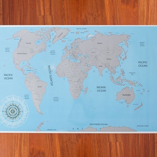MAPA DO MUNDO PARA RASPAR