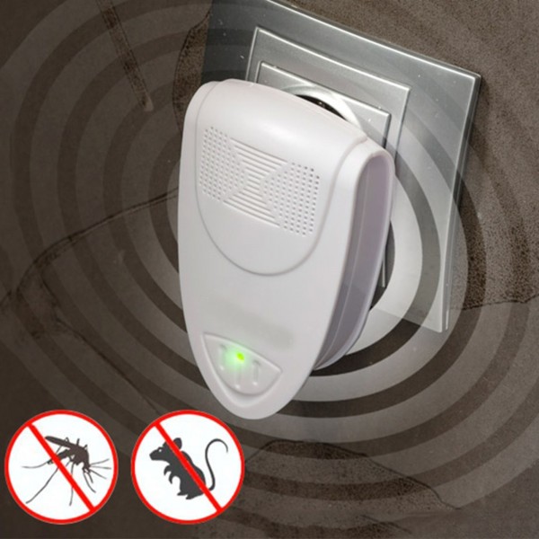 MINI REPELENTE ULTRASSÓNICO DE INSETOS E ROEDORES