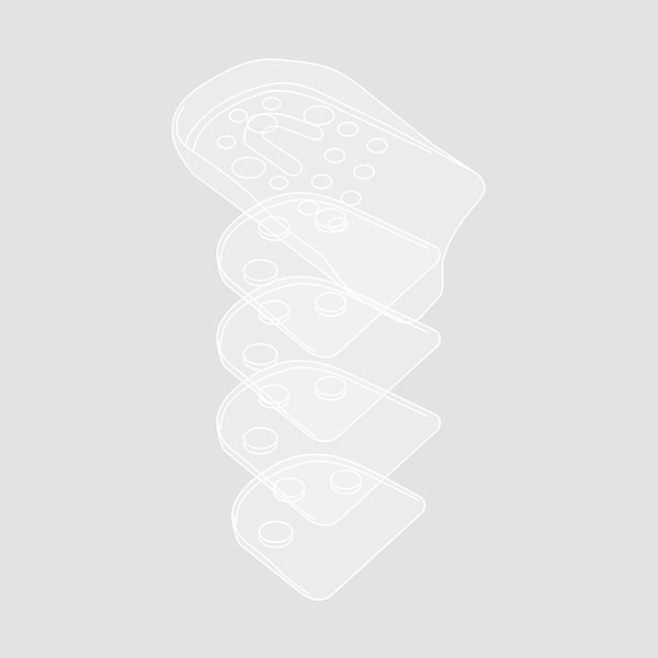 PALMILHAS ELEVATÓRIAS EM SILICONE - 1 A 5 CM DE ALTURA