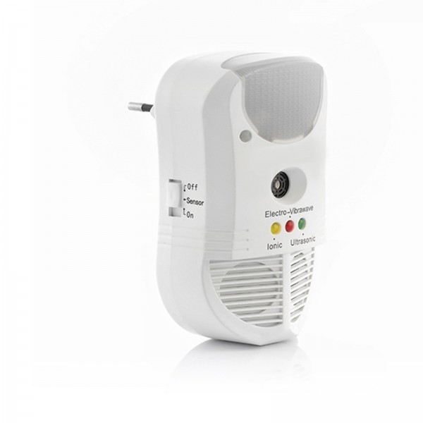 REPELENTE DE PRAGAS COM LED E SENSOR 5 EM 1