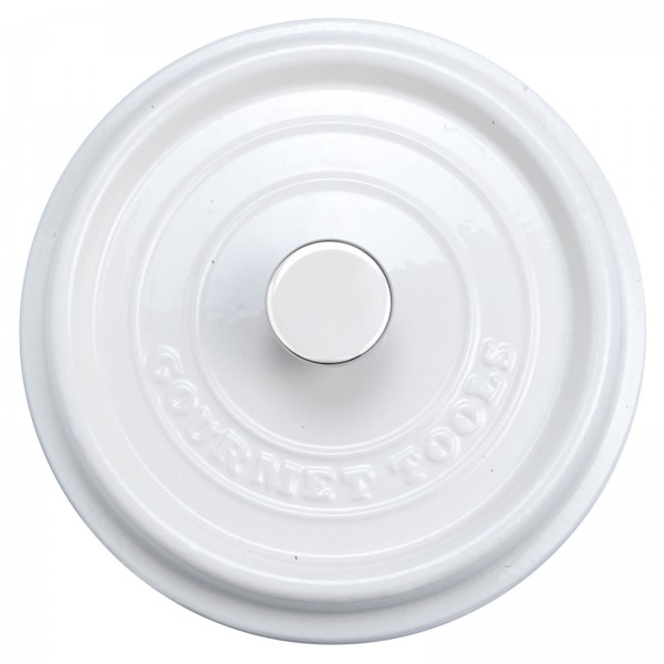 TACHO COCOTTE DE FERRO FUNDIDO BRANCO - 24 CM