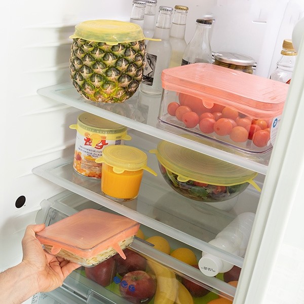TAMPAS DE COZINHA REUTILIZÁVEIS E AJUSTÁVEIS - PACK DE 10