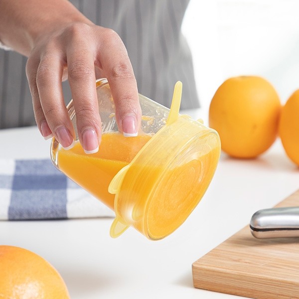 TAMPAS DE COZINHA REUTILIZÁVEIS E AJUSTÁVEIS - PACK DE 10