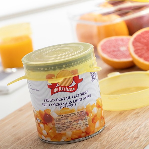 TAMPAS DE COZINHA REUTILIZÁVEIS E AJUSTÁVEIS - PACK DE 10